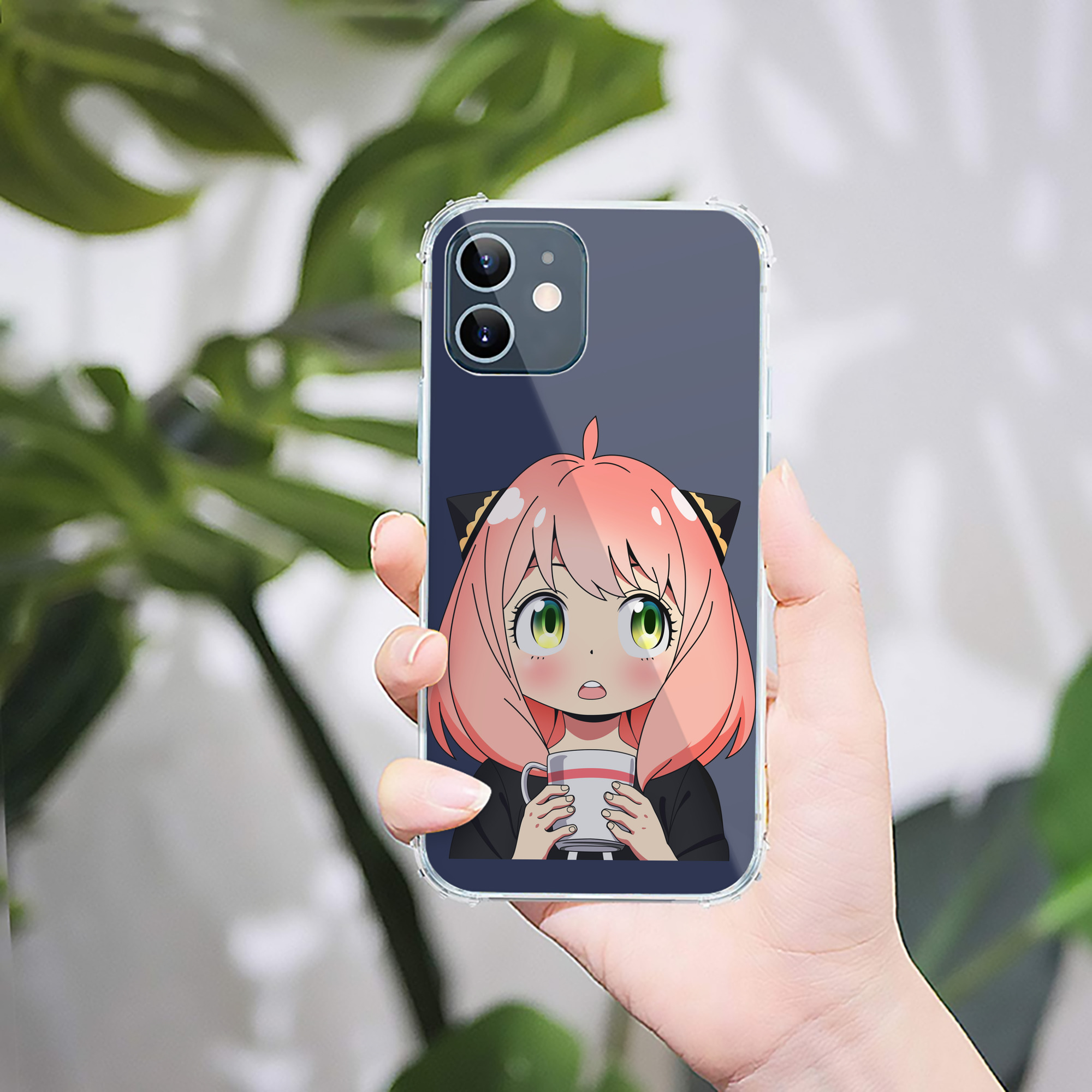 （画像用） SPY×FAMILY间谍家家酒 【iPhone 12シリーズ対応】透明スマホケース（クリアソフトケース）